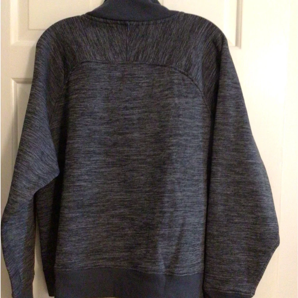 Athleta Polartec Powerstretch Quarter-zip Sweatshirt, charcoal, XL - Picture 3 of 11
